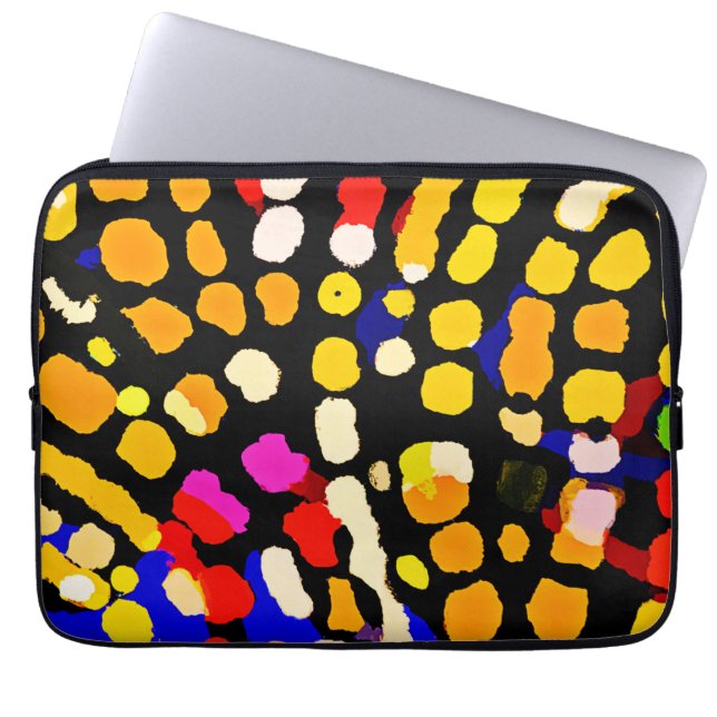 Housse Pour Ordinateur Portable Motif de lecture couleur expressif (Devant)