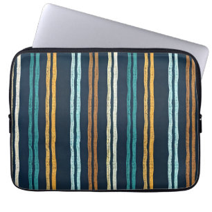 Housse Pour Ordinateur Portable Motif de lignes verticales abstraites