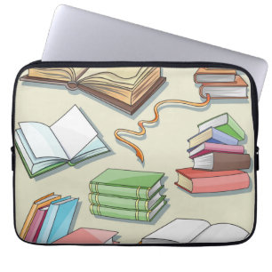 Housse Pour Ordinateur Portable Motif de livre