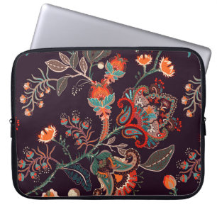 Housse Pour Ordinateur Portable Motif de nature sans couture. Arrière - plan avec