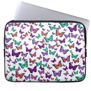 Housse Pour Ordinateur Portable Motif de papillons colorés