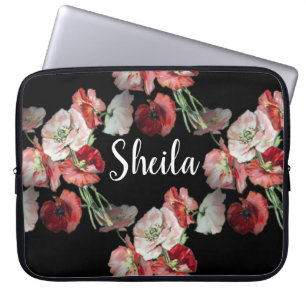 Housse Pour Ordinateur Portable Motif de pépites roses et rouges Personnalisé