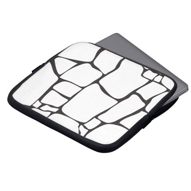Housse Pour Ordinateur Portable Motif de pierre abstrait moderne (Devant haut)