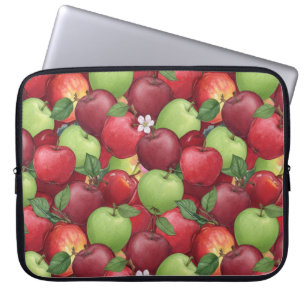 Housse Pour Ordinateur Portable Motif de pomme à l'aquarelle pour la récolte d'aut