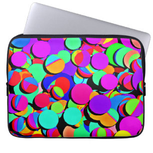 Housse Pour Ordinateur Portable Motif de renouveau rétro et coloré