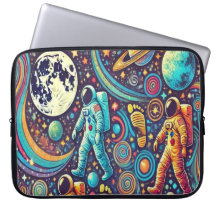 Motif de Spacewalk de l'astronaute coloré