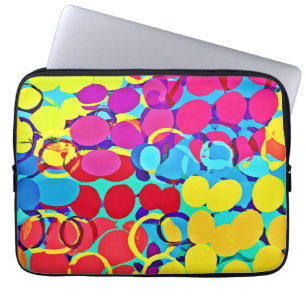 Housse Pour Ordinateur Portable Motif de spectre coloré et élégant
