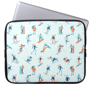 Housse Pour Ordinateur Portable Motif de sports d'hiver