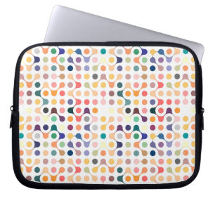 Housse Pour Ordinateur Portable Motif de structure moléculaire