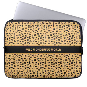 Housse Pour Ordinateur Portable Motif de tigre sauvage moderne et élégant