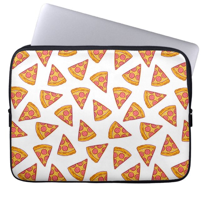 Housse Pour Ordinateur Portable Motif de tranche Pizza Fun (Devant)