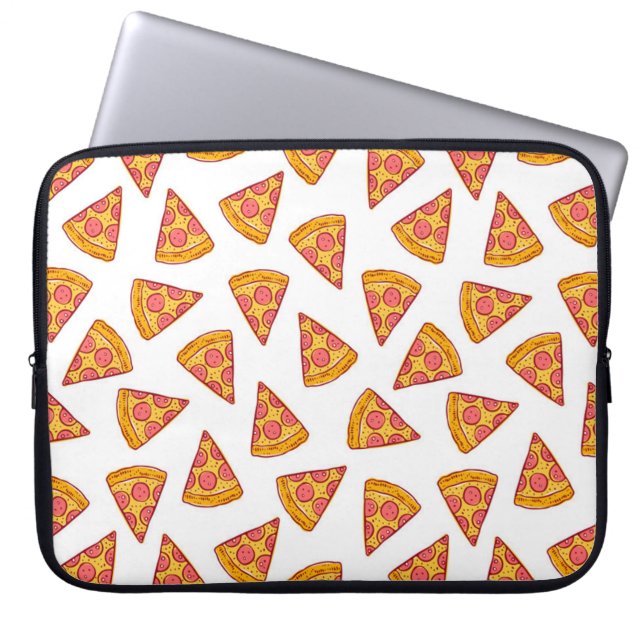Housse Pour Ordinateur Portable Motif de tranche Pizza Fun (Devant)
