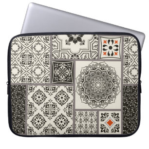Housse Pour Ordinateur Portable Motif de tuile islamique Majolica