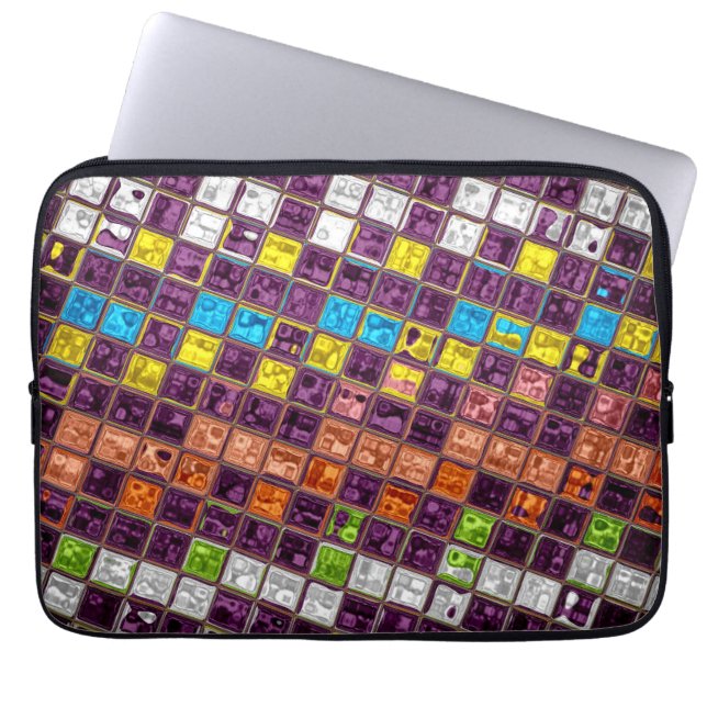 Housse Pour Ordinateur Portable Motif de vitrail #8 (Devant)