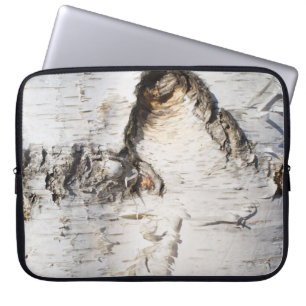Housse Pour Ordinateur Portable Motif d'écorce de bouleau