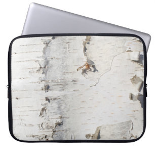 Housse Pour Ordinateur Portable Motif d'écorce de bouleau