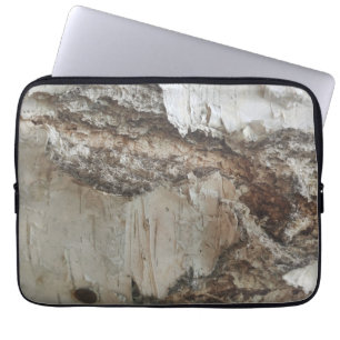 Housse Pour Ordinateur Portable Motif d'écorce de bouleau