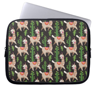 Housse Pour Ordinateur Portable Motif décoré mignon de lamas
