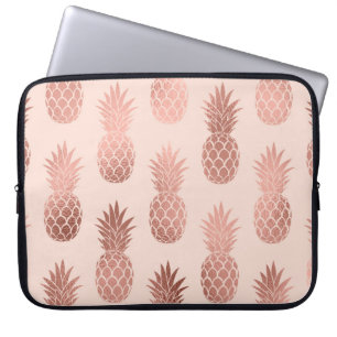 Housse Pour Ordinateur Portable Motif d'été pour ananas Rose tropical