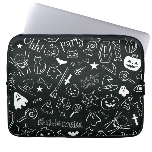 Housse Pour Ordinateur Portable Motif d'Halloween 1 (Devant)