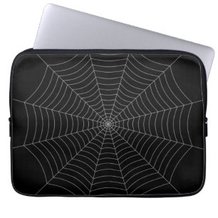 Housse Pour Ordinateur Portable Motif d'Halloween gris noir