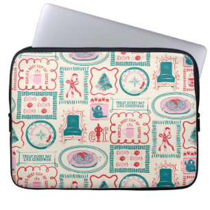 Housse Pour Ordinateur Portable Motif d'icône Elf Holiday