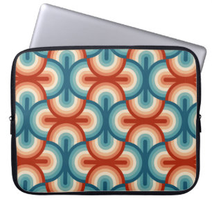 Housse Pour Ordinateur Portable Motif d'illustration de bandes arc-en-ciel