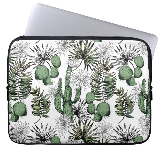 Housse Pour Ordinateur Portable Motif du désert de Cactus (Devant)
