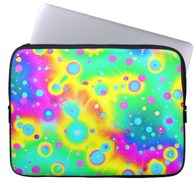 Housse Pour Ordinateur Portable Motif dynamique Neon Blaze (Devant)