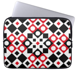 Housse Pour Ordinateur Portable Motif élégant moderne géométrique Vintage