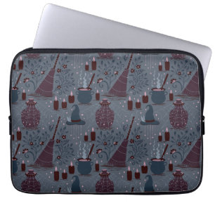 Housse Pour Ordinateur Portable Motif ensorcelant d'Halloween au clair de lune