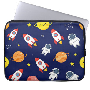 Housse Pour Ordinateur Portable Motif Explorateur Spatial Mignon pour Enfants