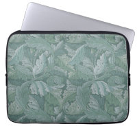 Motif feuille d'acanthe bleu sarcelle de William M