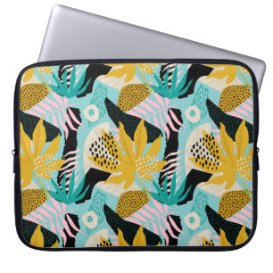 Housse Pour Ordinateur Portable Motif Feuille de la forêt tropicale tropicale