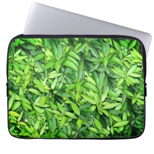 Housse Pour Ordinateur Portable Motif Feuille verdoyant - Nature Botanique