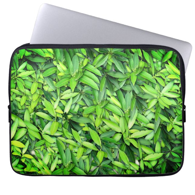 Housse Pour Ordinateur Portable Motif Feuille verdoyant - Nature Botanique (Devant)