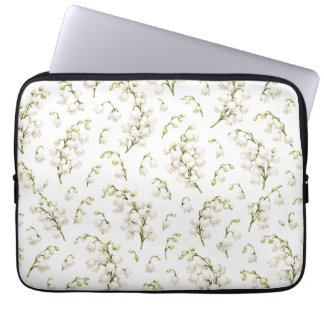 Housse Pour Ordinateur Portable Motif floral élégant de muguet