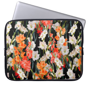 Housse Pour Ordinateur Portable Motif floral incomparable. Ladiolus multicolore su