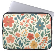 Motif floral peint à la main – Botanique colorée