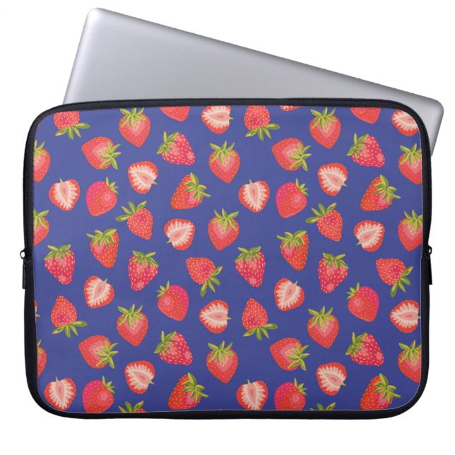 Housse Pour Ordinateur Portable Motif fraise (Devant)