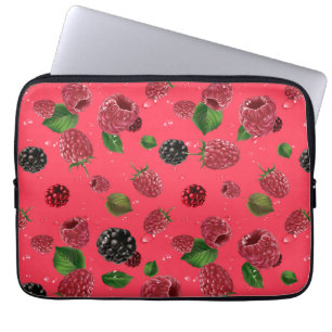 Housse Pour Ordinateur Portable Motif framboise