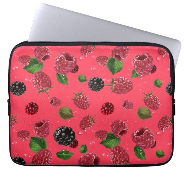 Housse Pour Ordinateur Portable Motif framboise (Devant)