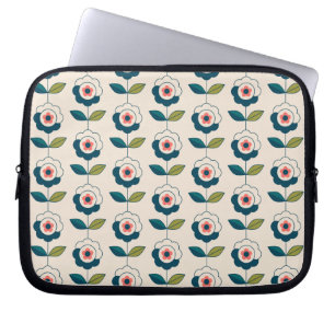 Housse Pour Ordinateur Portable Motif Fun Jardin Retro