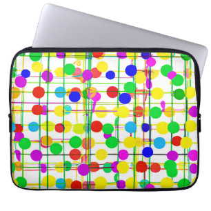 Housse Pour Ordinateur Portable Motif géométrique aléatoire