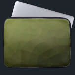 Housse Pour Ordinateur Portable Motif géométrique du maillage vert de l'Armée<br><div class="desc">Militaire dégradé géométrique maillage motif triangles ombre. Huile verte d'olive foncée de l'armée pour équipement de soldat,  camo. Il imite les paysages militaires naturels,  la résistance,  l'endurance,  la résilience. Les sous-tons de terre se connectent à la nature,  au sol. Symbolise l'héritage militaire,  l'utilité extérieure.</div>