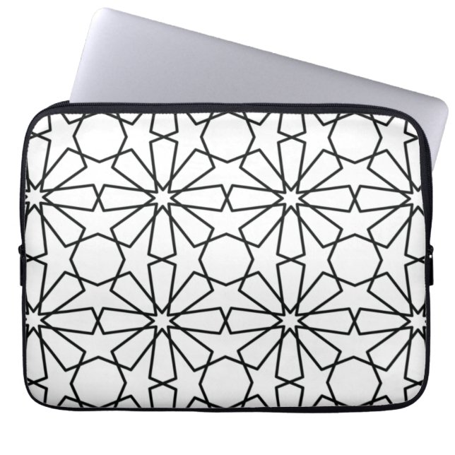 Housse Pour Ordinateur Portable Motif géométrique islamique Design arabe (Devant)