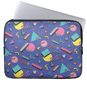 Housse Pour Ordinateur Portable Motif géométrique rétro