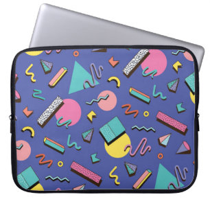 Housse Pour Ordinateur Portable Motif géométrique rétro