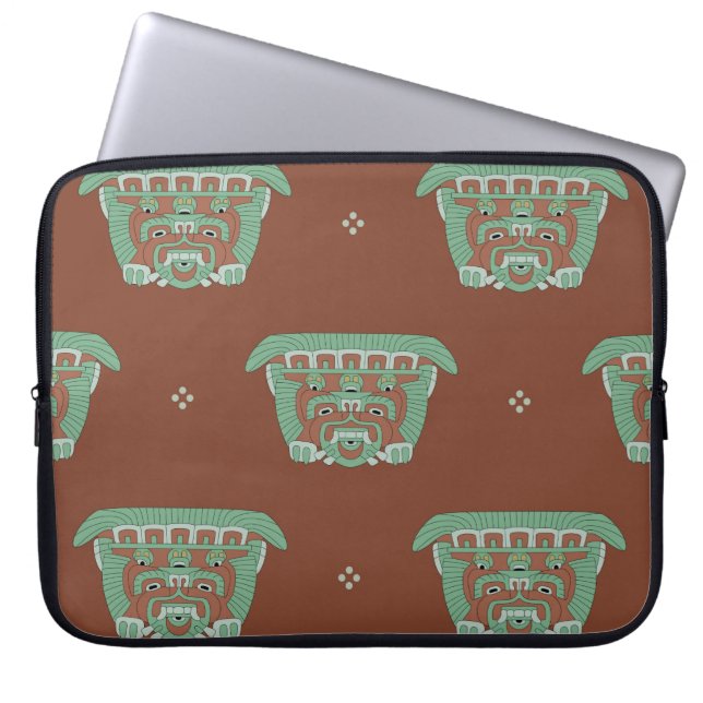 Housse Pour Ordinateur Portable Motif géométrique sans couture avec motifs tribaux (Devant)