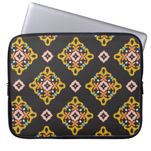 Housse Pour Ordinateur Portable Motif géométrique transparent. texture Abstraite